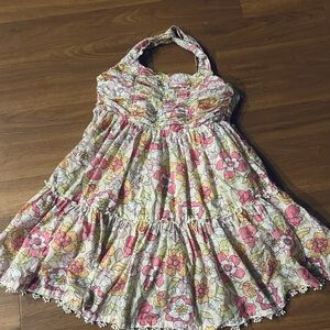Haute Hippie vintage floral print dress updated style sz 6/7